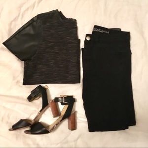 AE Denim X4 High Waisted Jegging - black